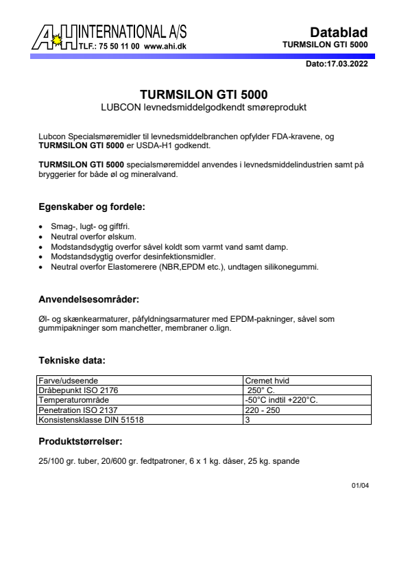 

TURMSILON GTI 5000

